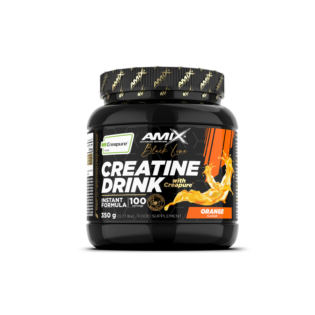 Creatina Creapure Powder Drink - Black Line 350 gramos